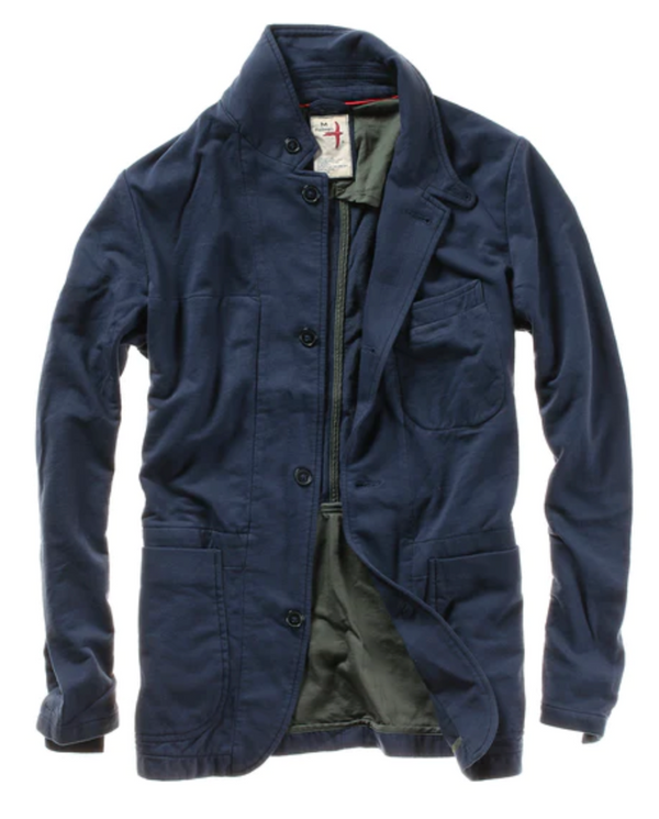 RELWEN LOOPBACK TRAP BLAZER