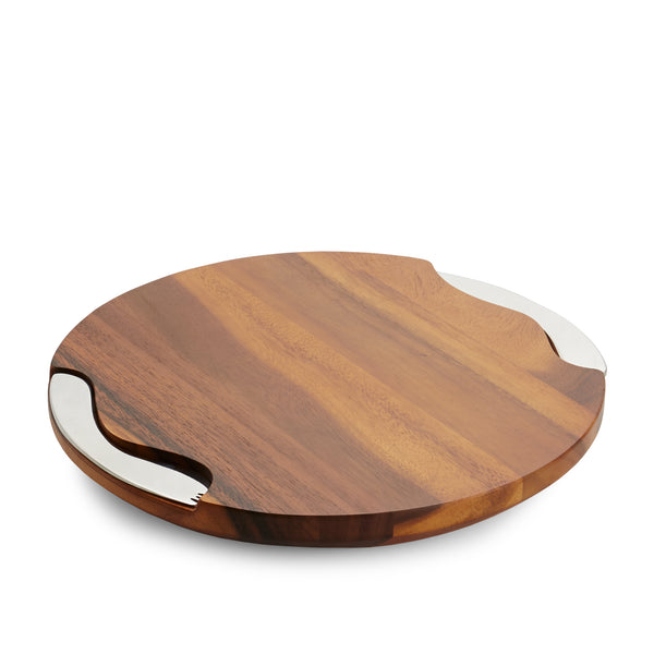 Nambe Cheese Block w/ Knife and Spreader