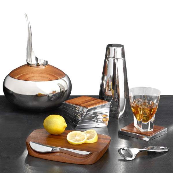 Nambe Twist Coaster Set