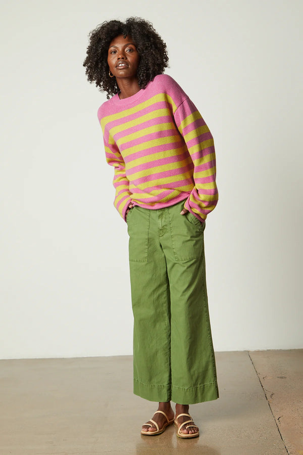 VELVET MYA COTTON CANVAS PANT
