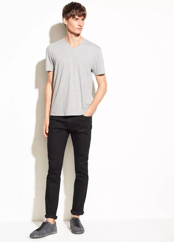VINCE PIMA COTTON V-NECK T-SHIRT