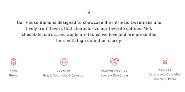 Intelligentsia Coffee - House Blend - Whole Bean 12oz.