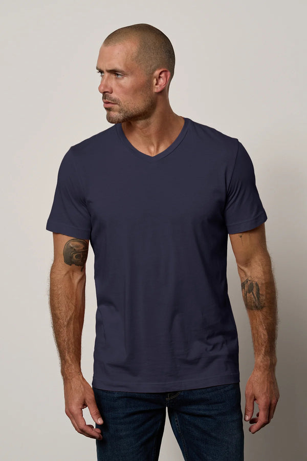 VELVET SAMSEN WHISPER CLASSIC V-NECK TEE