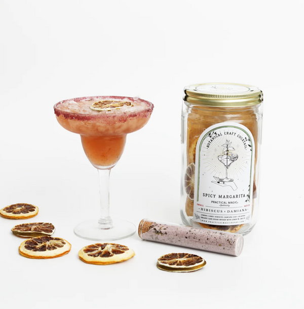 Practical Magic Apothecary Spicy Hibiscus Margarita Botanical Craft Cocktail
