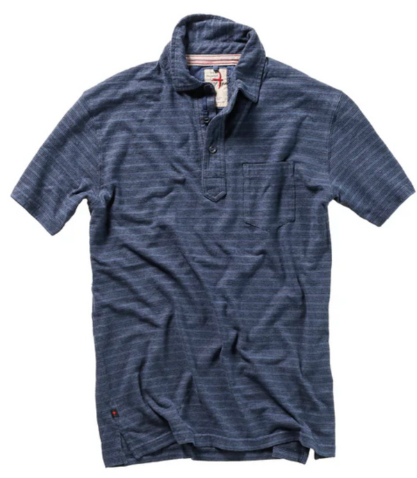 Relwen Hemp Stripe Polo