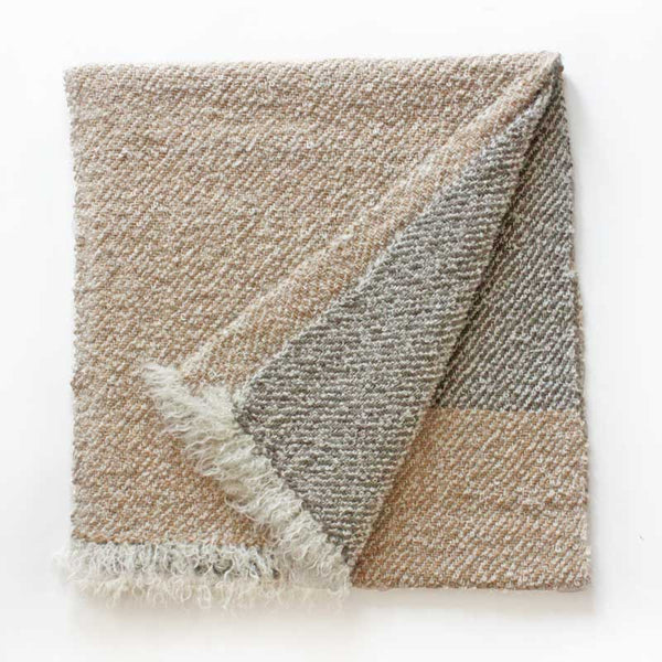 Danish Woven Two-tone Bed Scarf