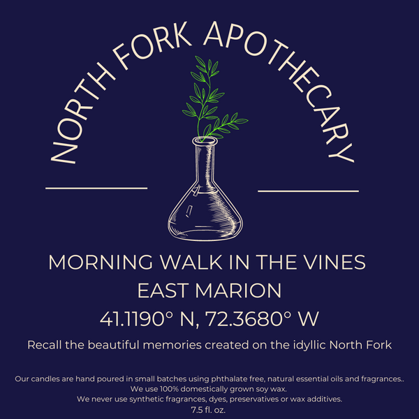 North Fork Apothecary Luxury Candles - Morning Walk in the Vines