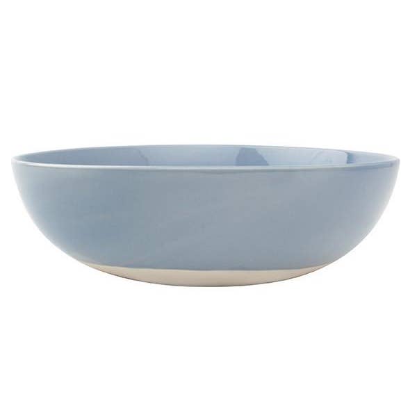 Canvas Shell Bisque Round Serving Bowl