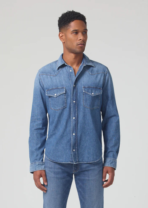 CITIZENS OF HUMANITY Western Denim Shirt