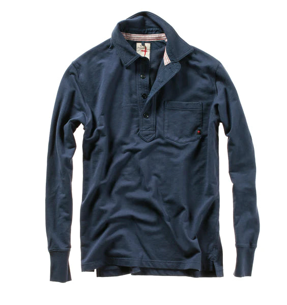 Relwen THE Loopback Long Sleeve Polo