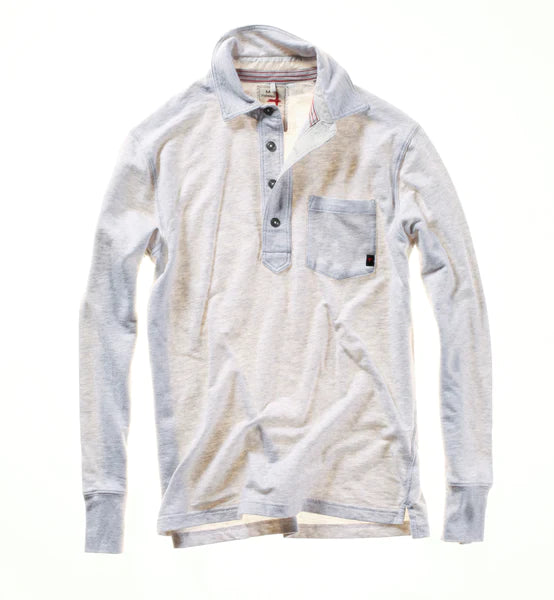 Relwen THE Loopback Long Sleeve Polo