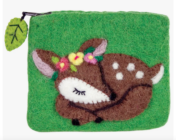 Fair Trade Hand-made Felted Coin Purse