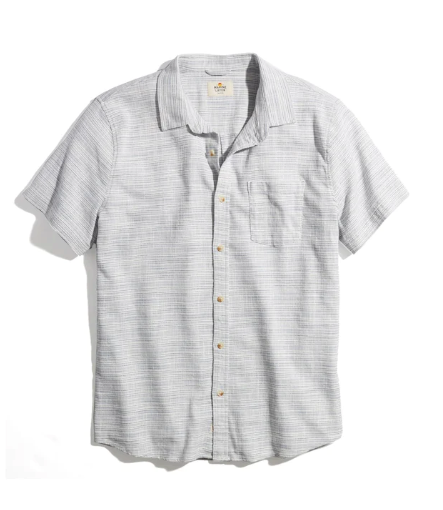 MARINE LAYER - Short Sleeve Stretch Selvage Shirt