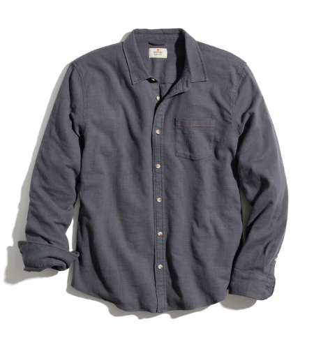 MARINE LAYER - Long Sleeve Classic Stretch Selvage Shirt