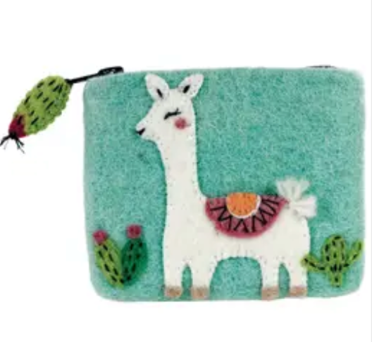 Fair Trade Hand-made Felted Coin Purse